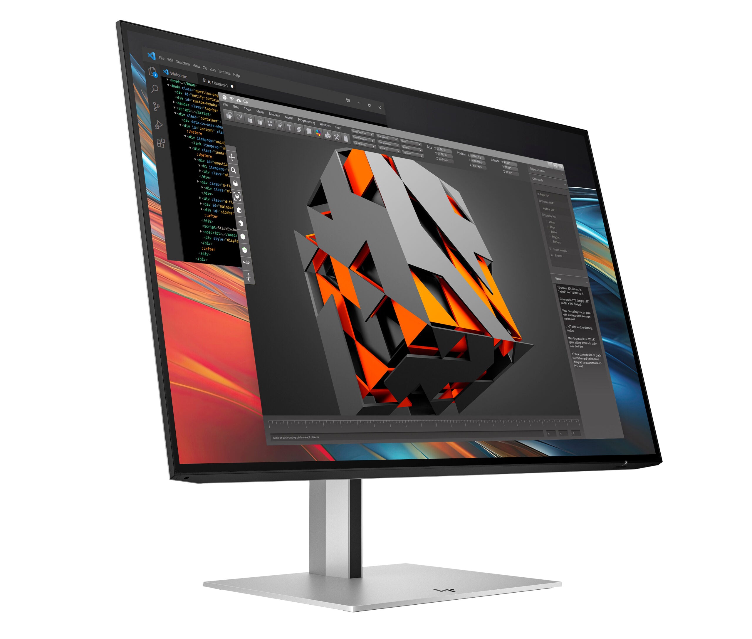HP MONITOR Series 7 Pro 24" WUXGA -724pn "8X534E9"
