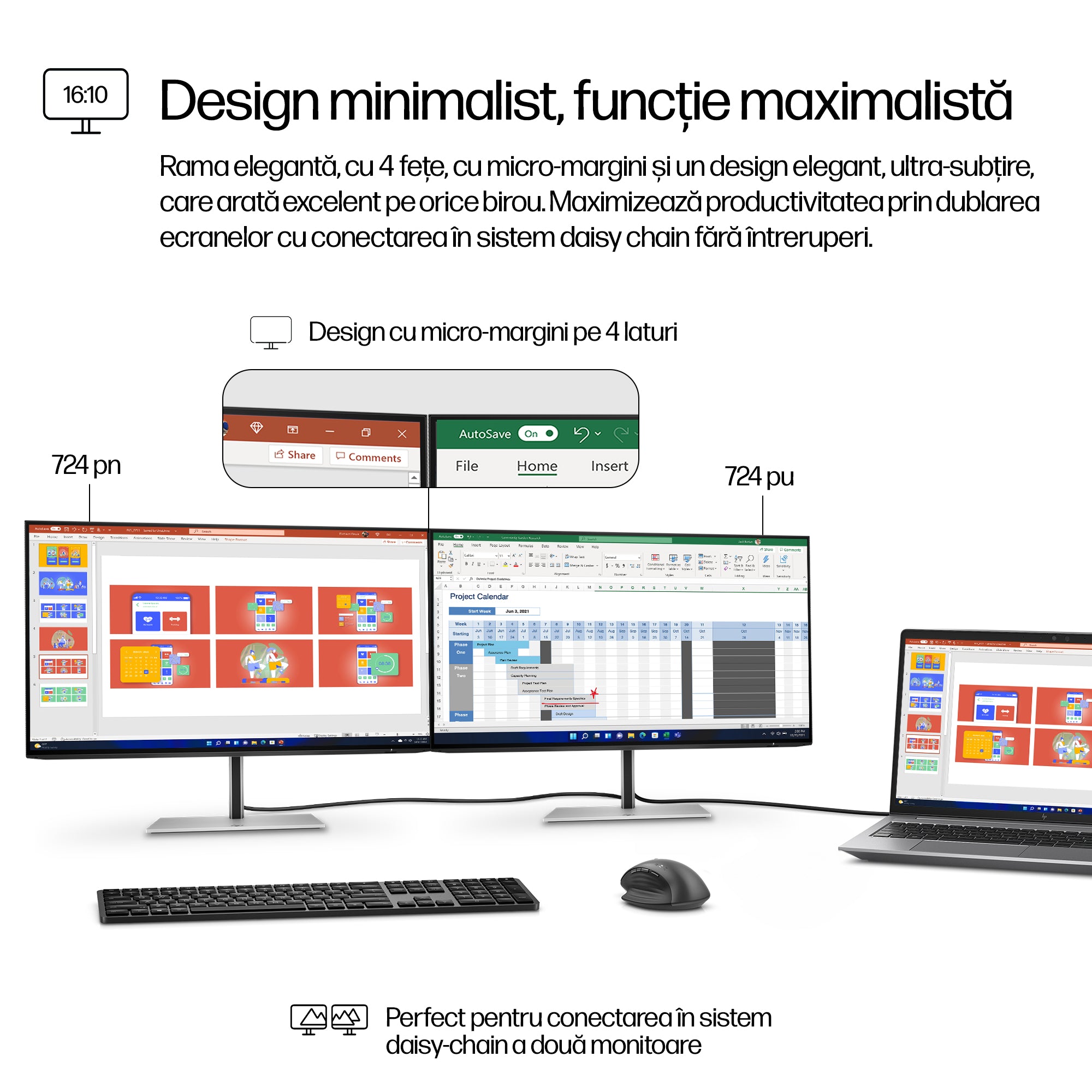 HP MONITOR Series 7 Pro 24" WUXGA -724pn "8X534E9"