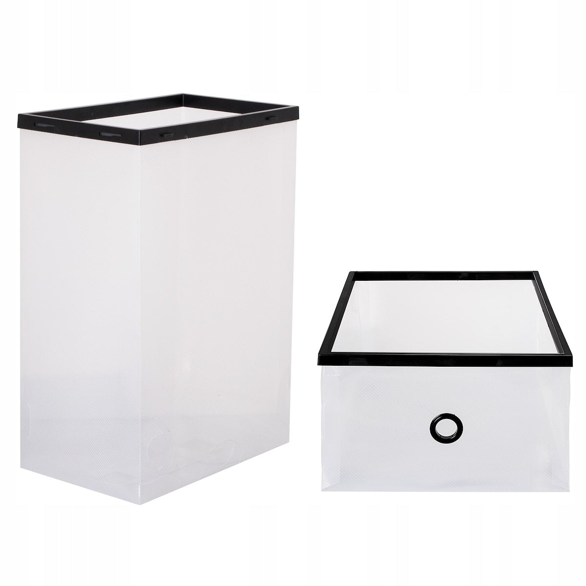 Set 10 cutii organizare pentru pantofi, 33x23x13, transparent