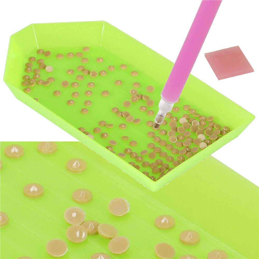Set de accesorii pentru broderie cu diamante 5D, 22 piese, cu geanta depozitare