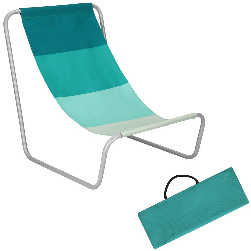Scaun de plaja Sersimo GC025, pliabil, 90kg, 52x88cm, verde
