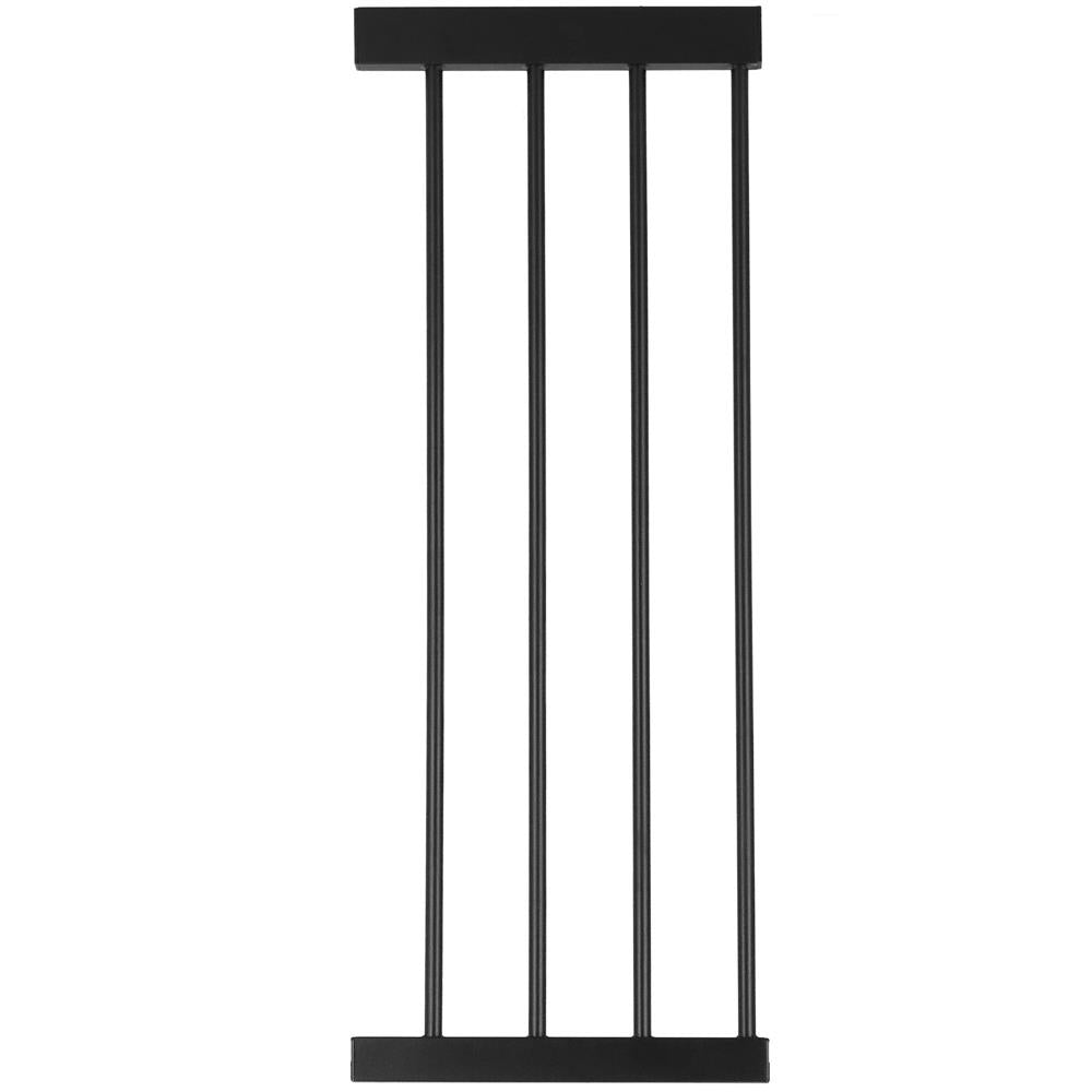 Poarta de siguranta Safety Gate pentru scari, ajustabila, din lemn cu structura otel, 103-110cm, negru maro - 10