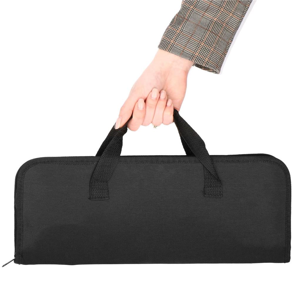 Set accesorii pentru gratar din inox, 20 de piese inclusiv perie, husa transport