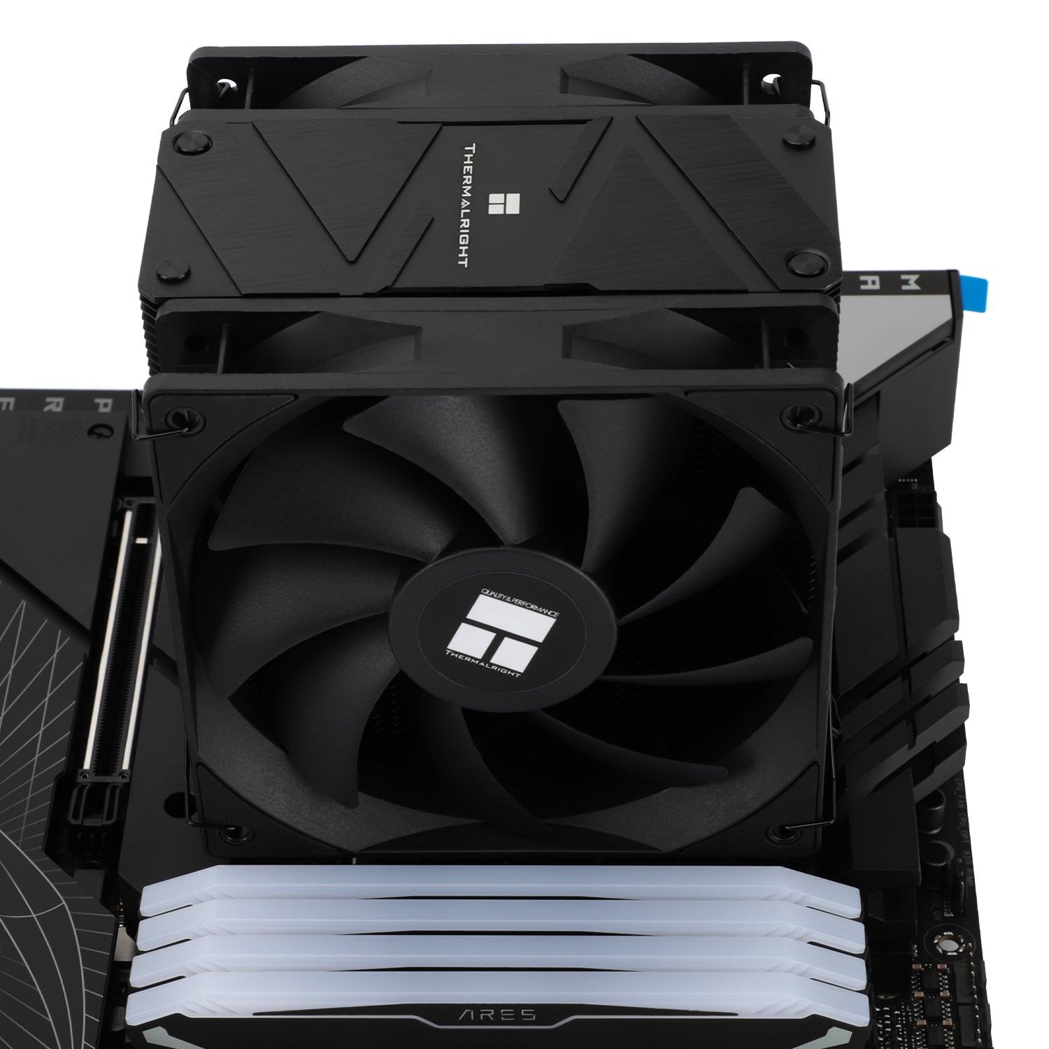 COOLER Thermalright "Burst Assassin 120 EVO Dark" skt. Intel si AMD, racire cu aer, vent. 2 x 120mm (TL-C12RB V2 + TL-C12B V2), 1500 rpm, 6 heatpipes, inaltime 156mm, ,"Burst Assassin 120 EVO Dark"