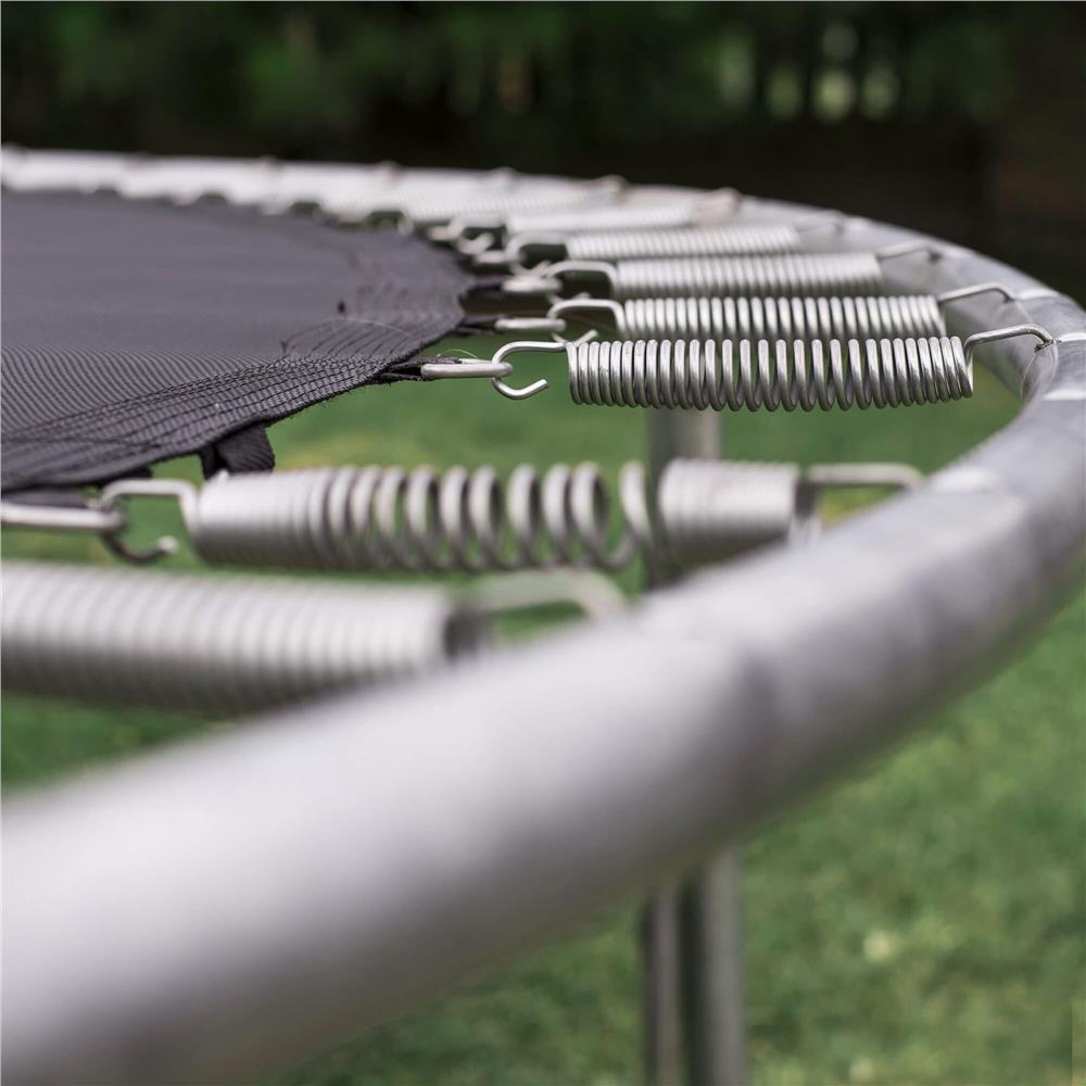 Trambulina Black, cu scara si plasa de protectie exterioara, 180 cm, 120kg - 9