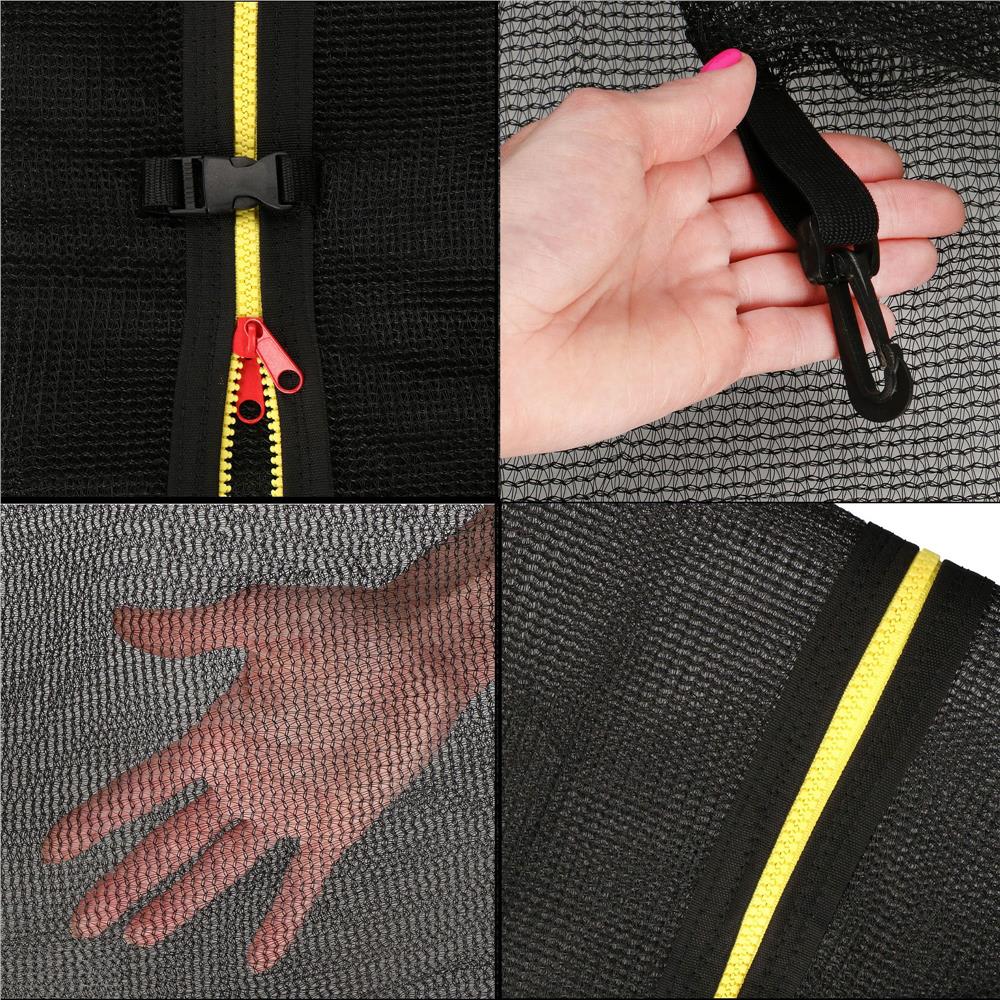 Plasa de siguranta si protectie pentru trambuline, 460cm cu 10 stalpi exteriori