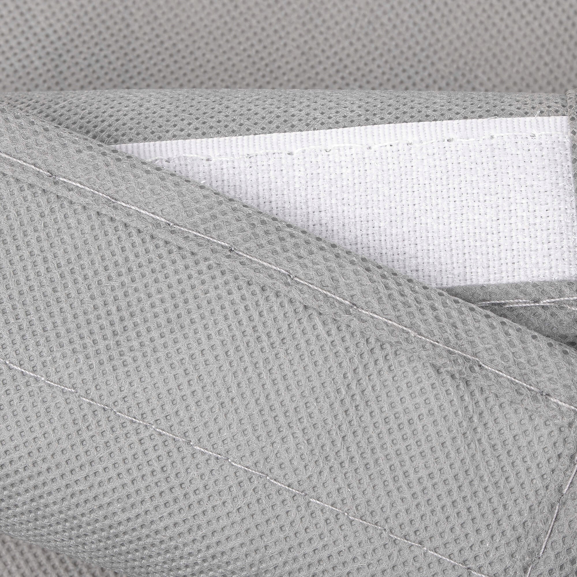 Organizator dulap Sersimo, 6 compartimente, textil, 120cm, gri