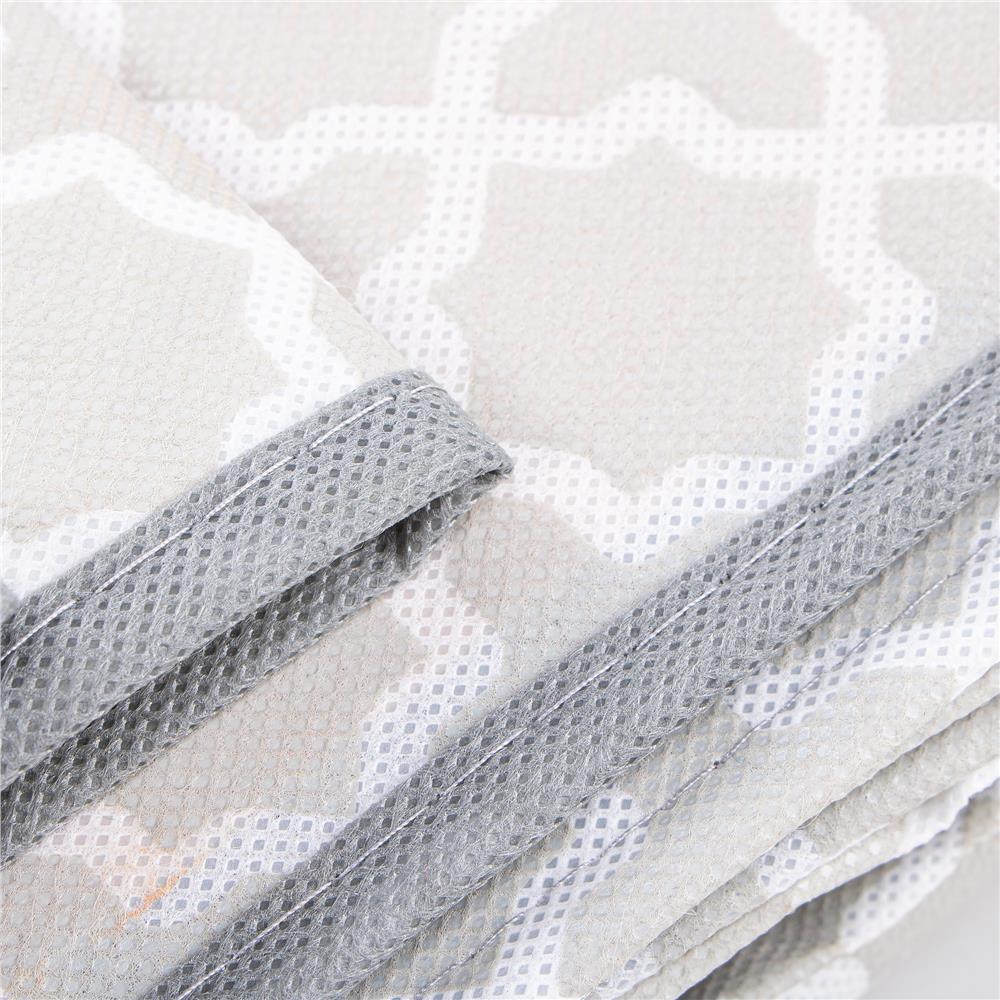 Organizator dulap Sersimo, 10 compartimente, textil, 120cm, gri bej
