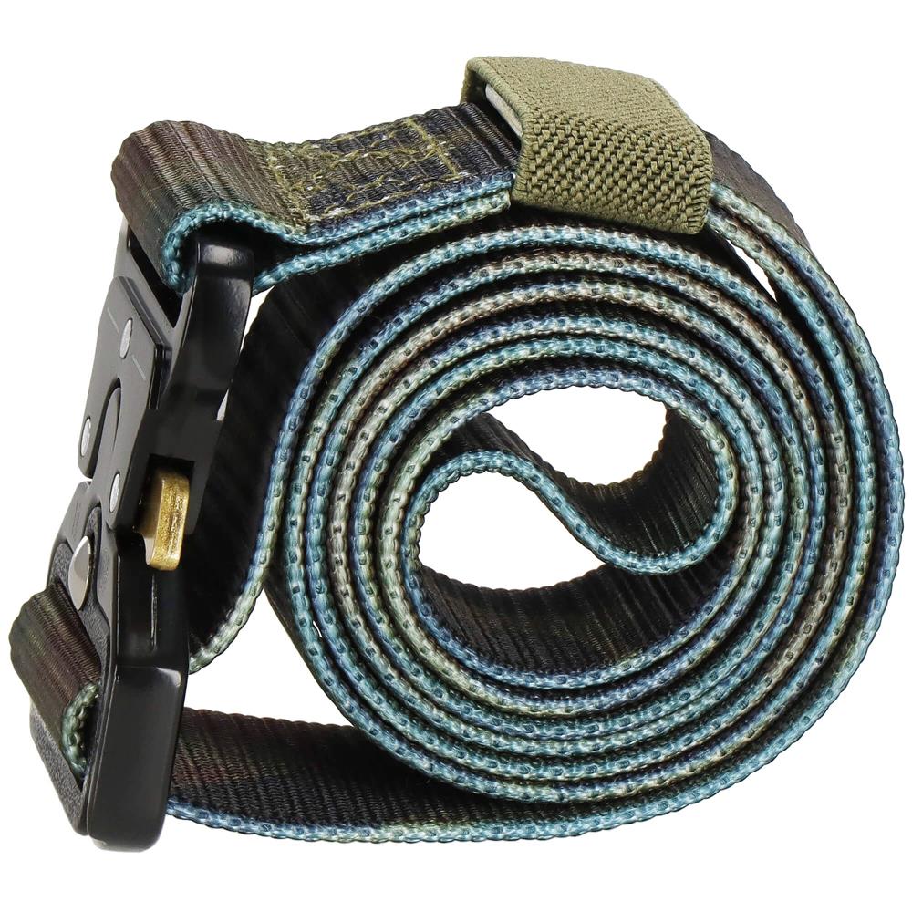 Curea centura Tactical Combat pentru barbati 3.7x125cm, rezistent, verde camuflaj