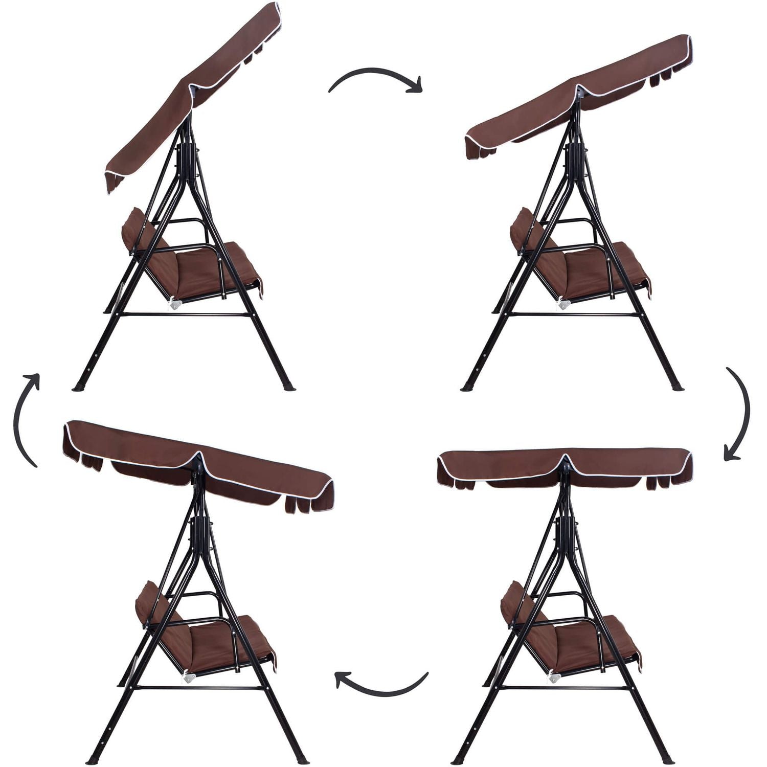 Balansoar leagan 3 persoane Sersimo Zante, GS18E, greutate maxima 220kg