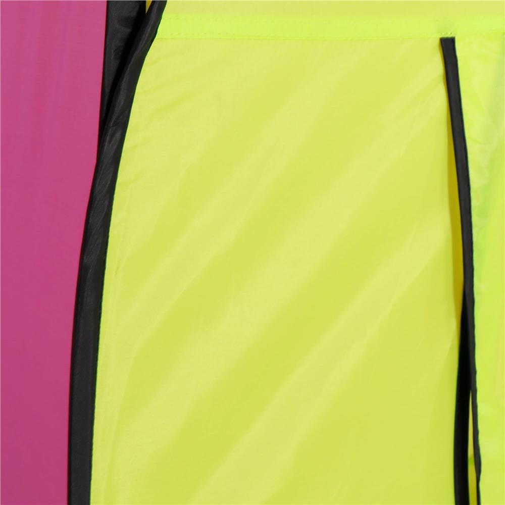 Loc de joaca 3 in 1 pentru copii, multifunctional, casuta, tunel si cort, 385x120x115cm, multicolor