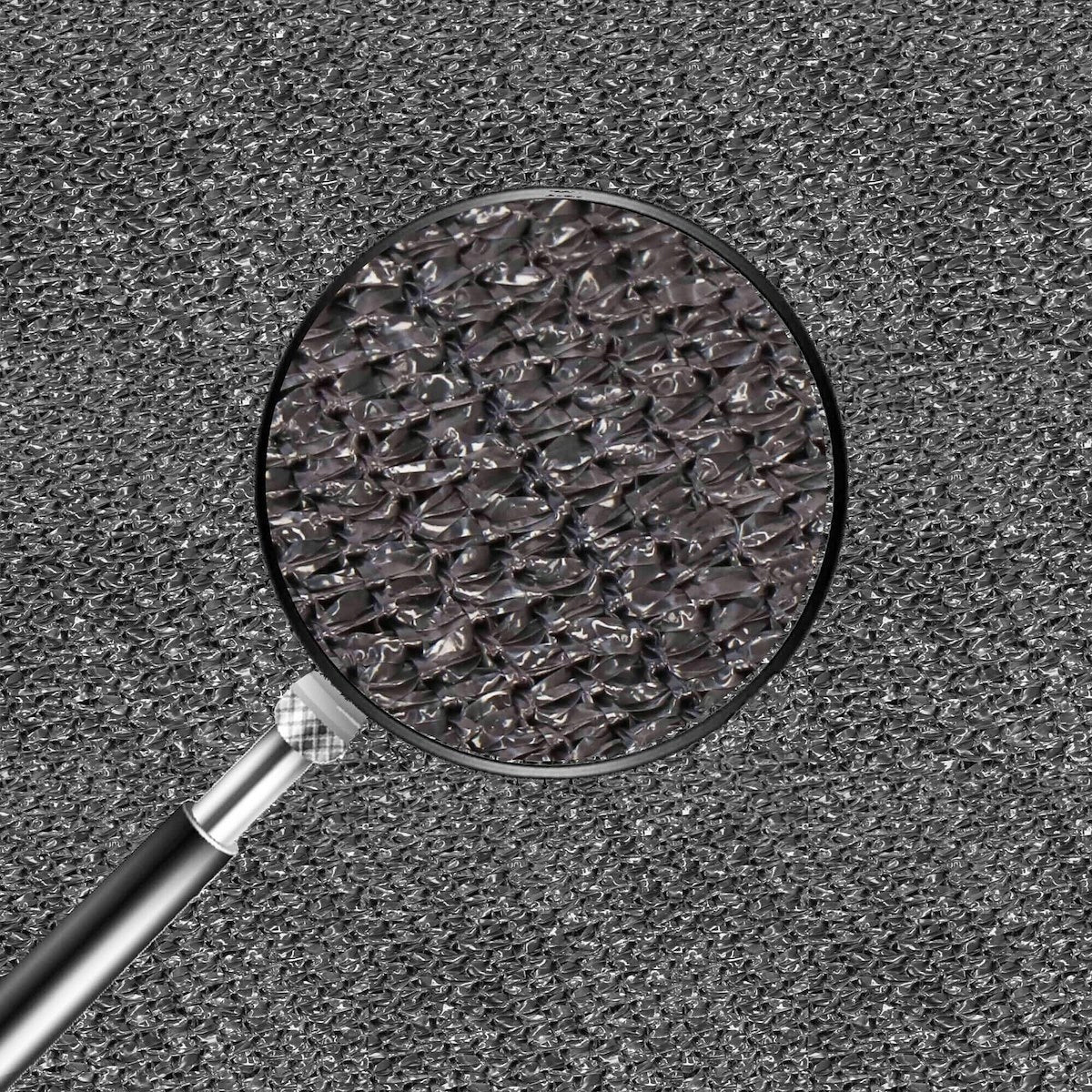 Copertina prelata de soare, patrata, impermeabila cu protectie UV, 4x4m, gri - 9