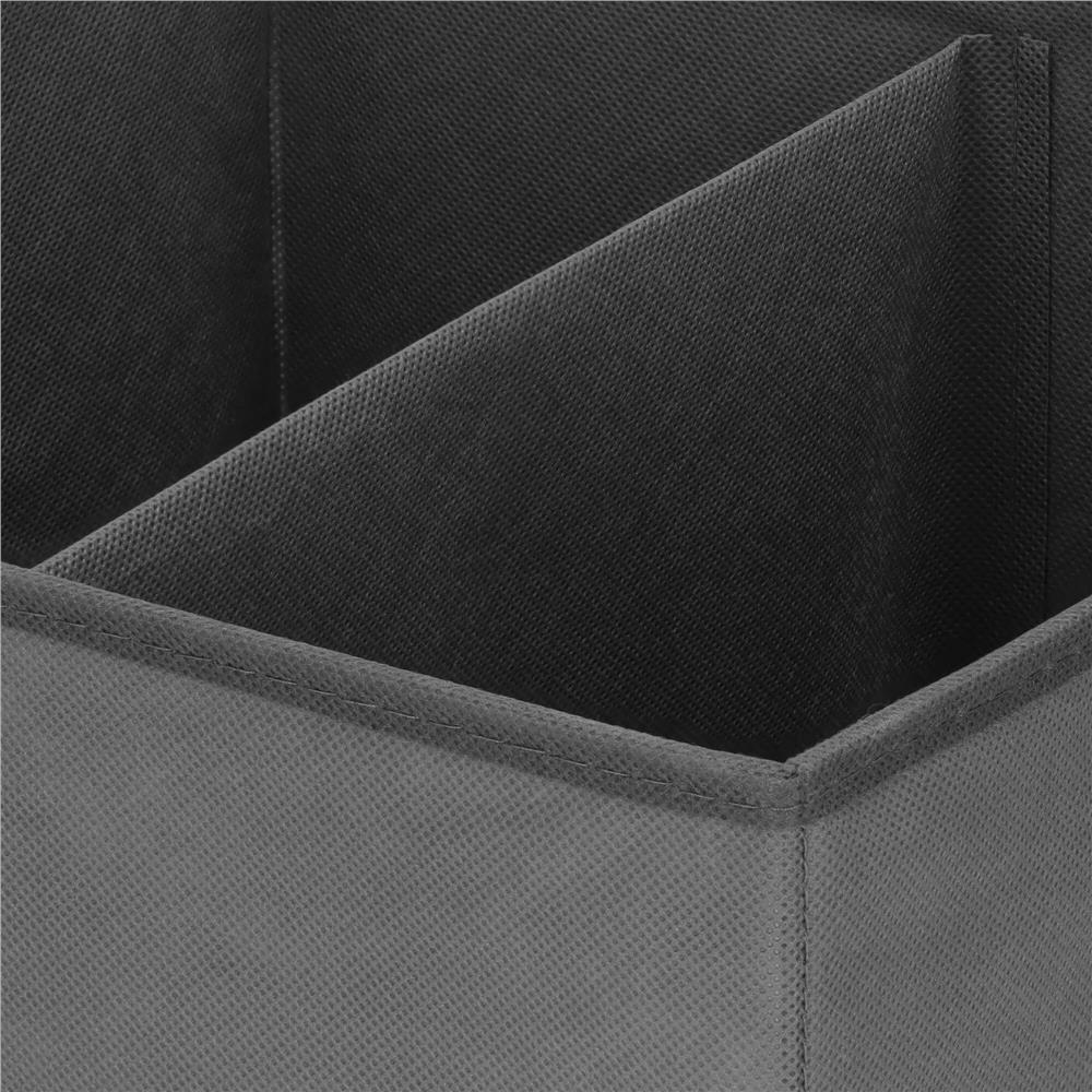Organizator dulap tip lada cu 3 sertare, 31x31x22cm, gri inchis