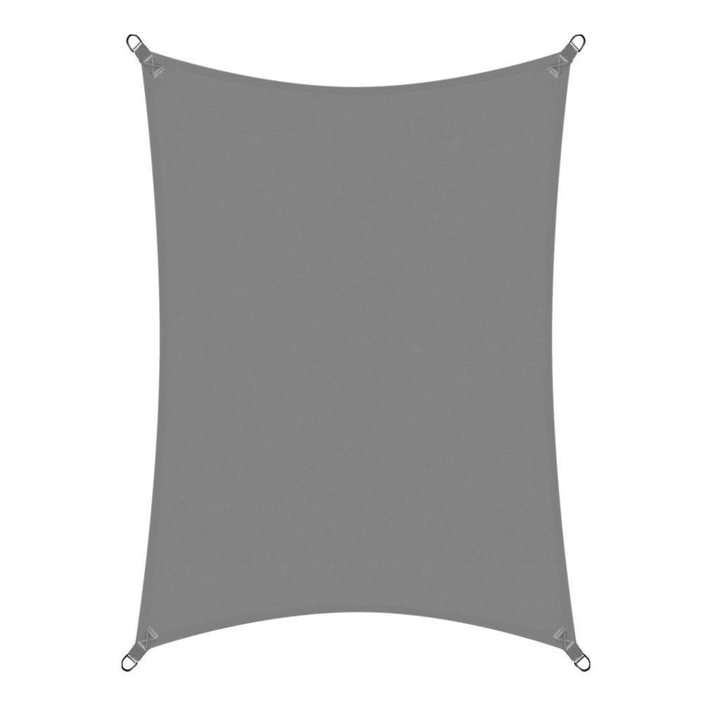 Copertina prelata de soare Sersimo SN152, dreptunghiulara, impermeabila cu protectie UV, 4x3m, gri inchis