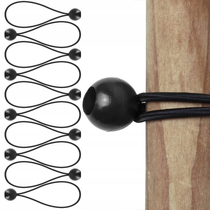 Set elastice cu bila pentru fixare prelate sau bannere, reutilizabile, 20 bucati