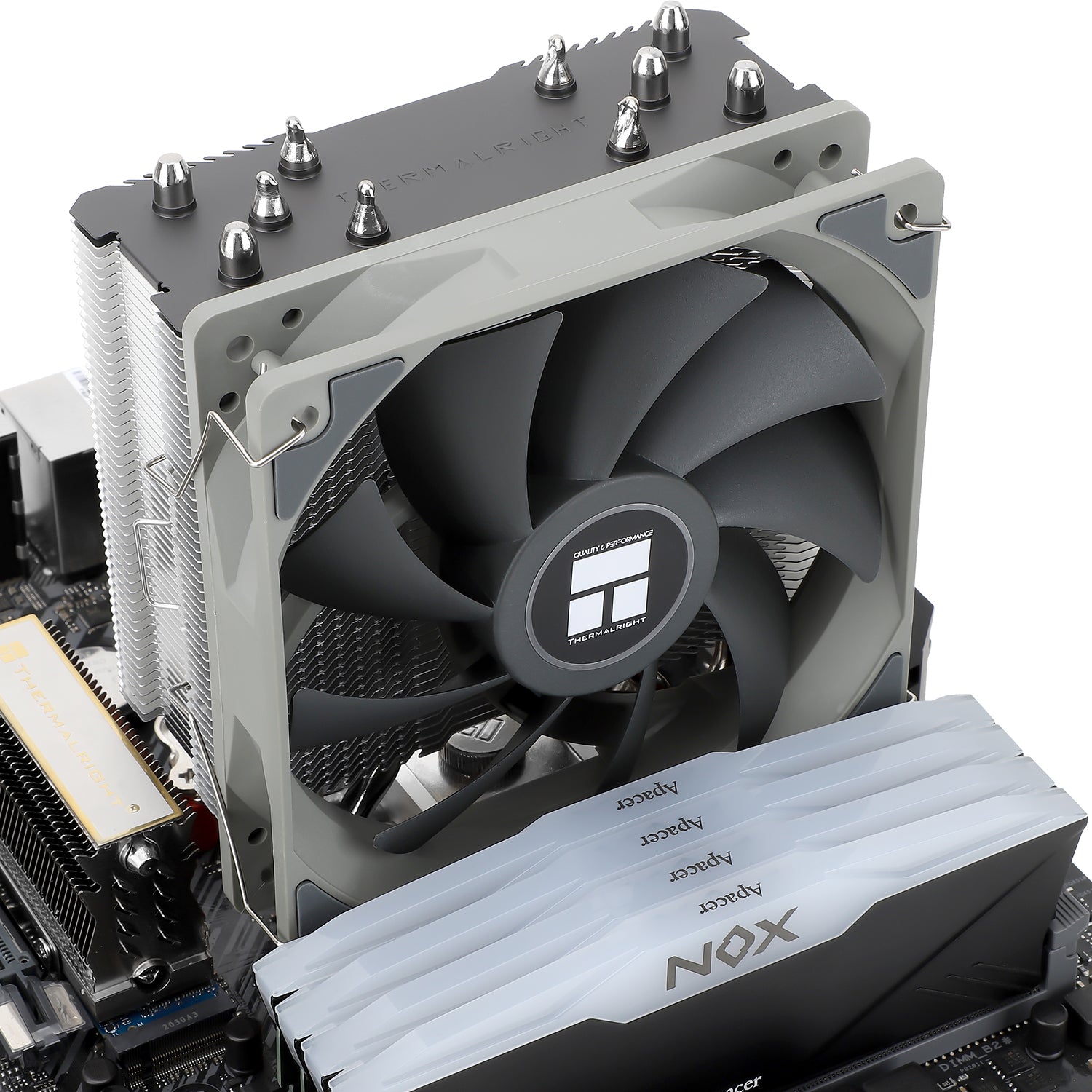 COOLER Thermalright "Assassin King 120 SE" skt. Intel si AMD, racire cu aer, vent. 120mm, 1550 rpm, 5 heatpipe, inaltime 148mm, fara LED, gri,"Assassin King 120 SE"
