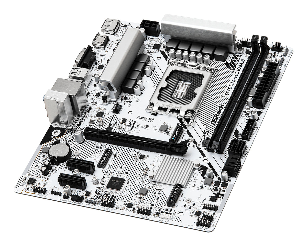 Asrock Placa de baza B760M HDV/M.2 1700 mATX DDR5 retail 
