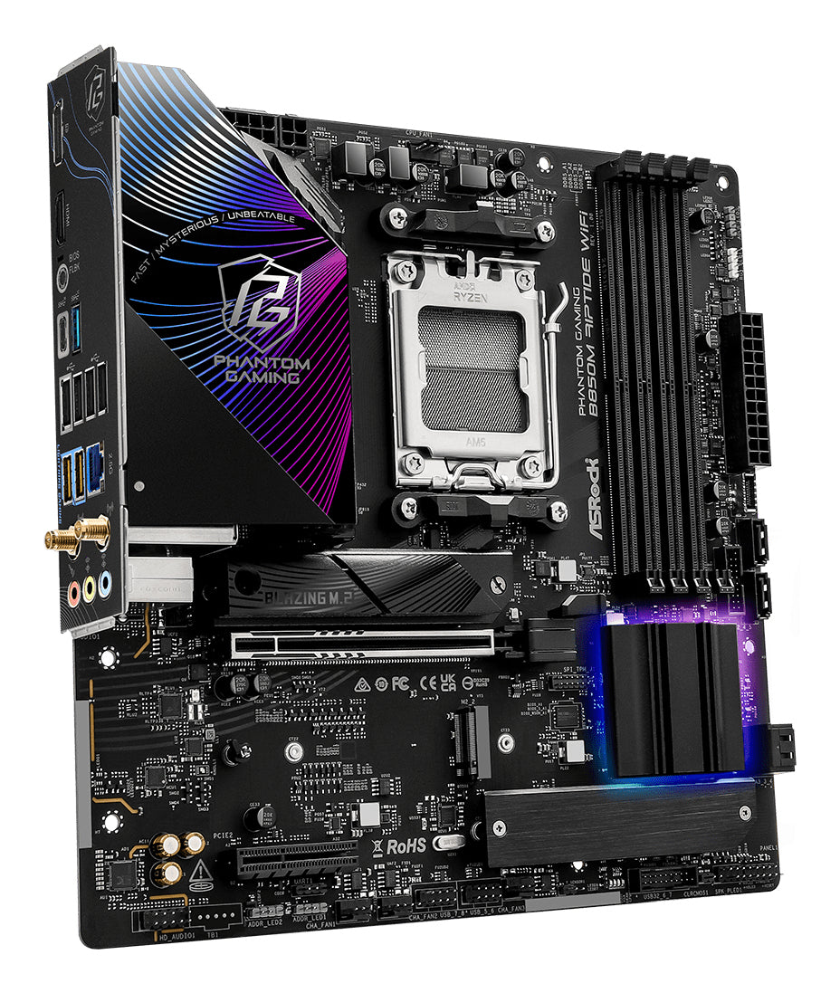 Asrock Placa de baza 90-MXBS3-A0UAYZ, AMD B850, mATX 