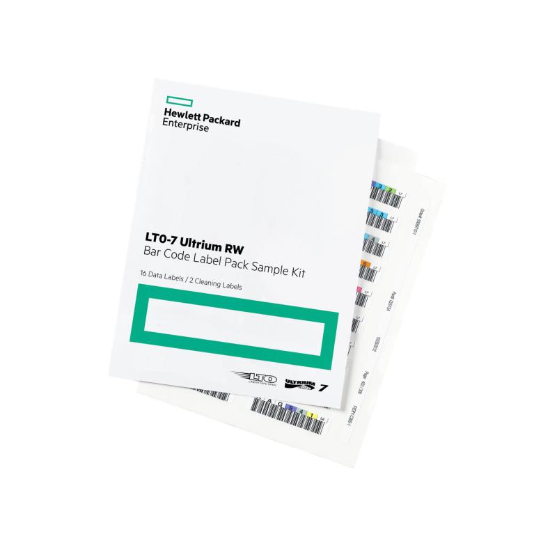 HPE LTO-7 Ultrium Rw Bar Code Label Pack
