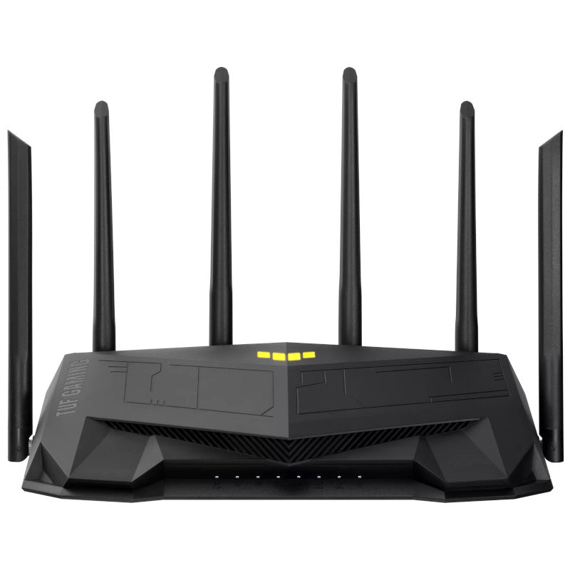 Asus TUF Gaming AX6000 Dual Band WiFi 6 Gaming Router with dedicated Gaming port Dual 2.5G port AiMesh AiProtection Pro AURA