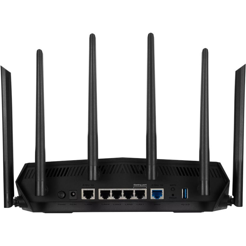 Asus TUF Gaming AX6000 Dual Band WiFi 6 Gaming Router with dedicated Gaming port Dual 2.5G port AiMesh AiProtection Pro AURA