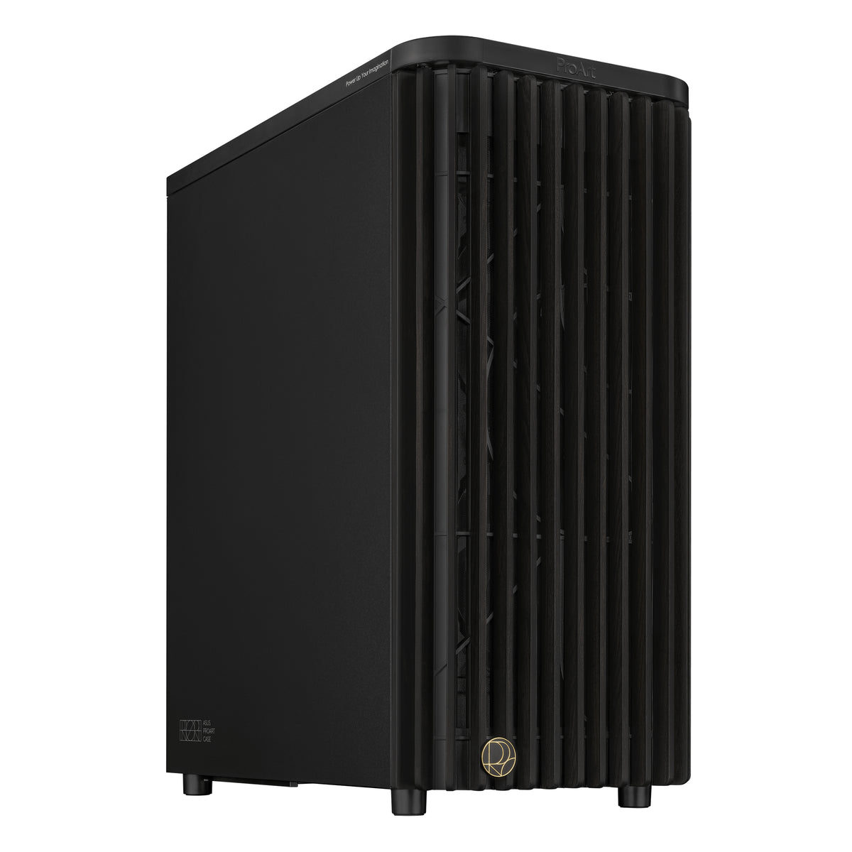 Carcasa Asus PROART PA401 Wood METAL PWM Edition, Middle Tower, Negru 