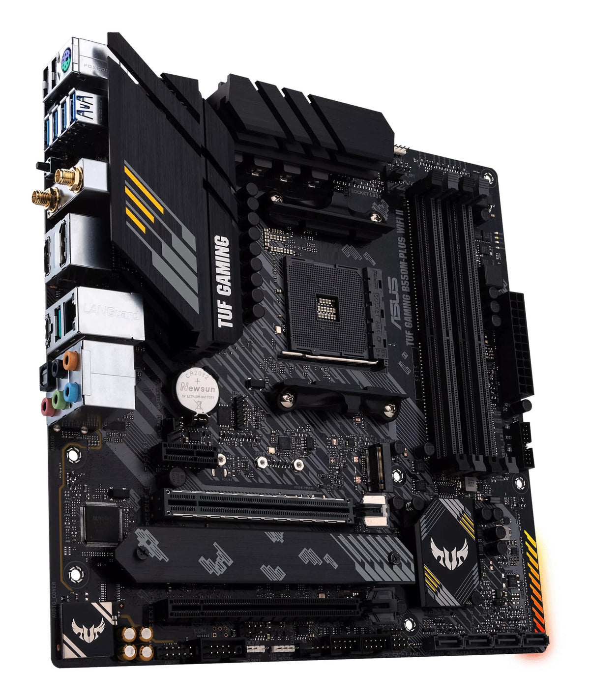 Placa de baza Asus TUF GAMING B550M-PLUS WIFI II, AMD B550, AM4, mATX 