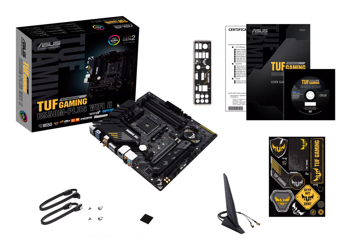 Placa de baza Asus TUF GAMING B550M-PLUS WIFI II, AMD B550, AM4, mATX 