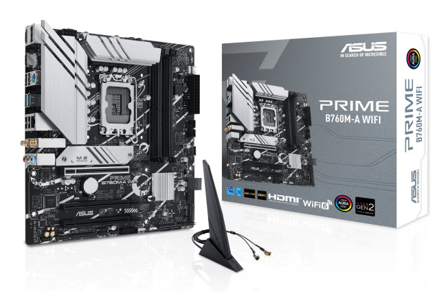 Placa de baza Prime B760M-A WIFI, Intel B760M, Socket LGA 1700, mATX "90MB1EL0-M0EAY0"
