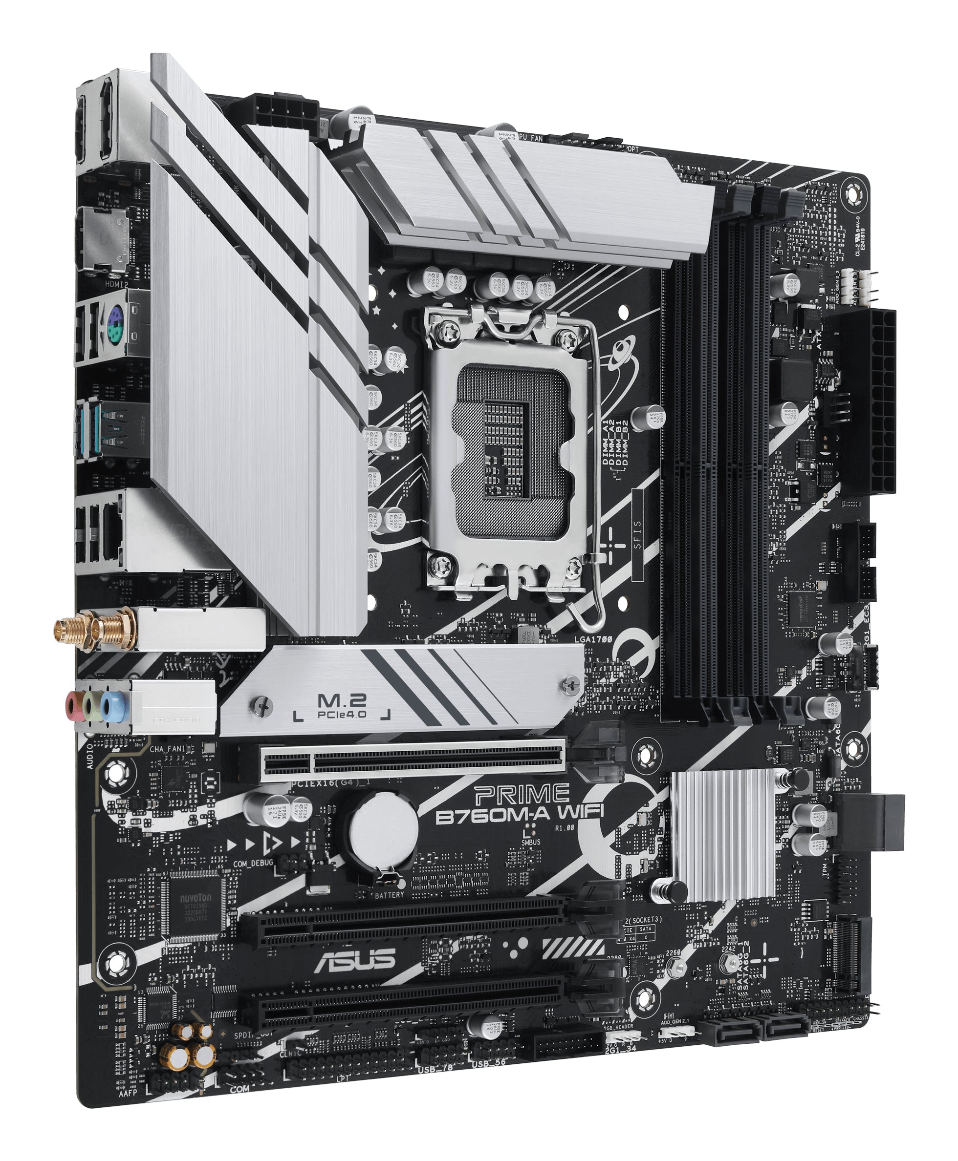 Placa de baza Prime B760M-A WIFI, Intel B760M, Socket LGA 1700, mATX "90MB1EL0-M0EAY0"