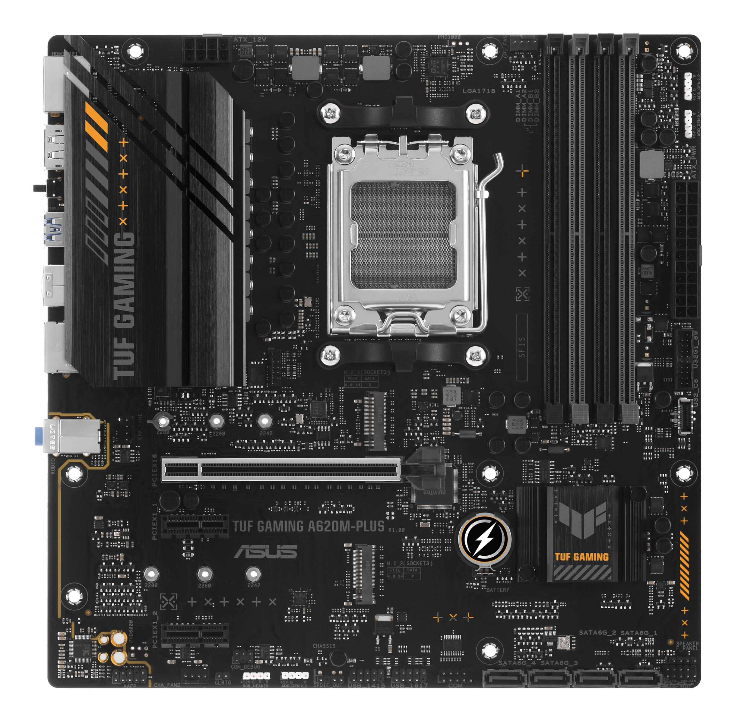 Placa de baza TUF GAMING A620M-PLUS, AMD A620, Socket AM5, mATX "90MB1EZ0-M0EAY0"