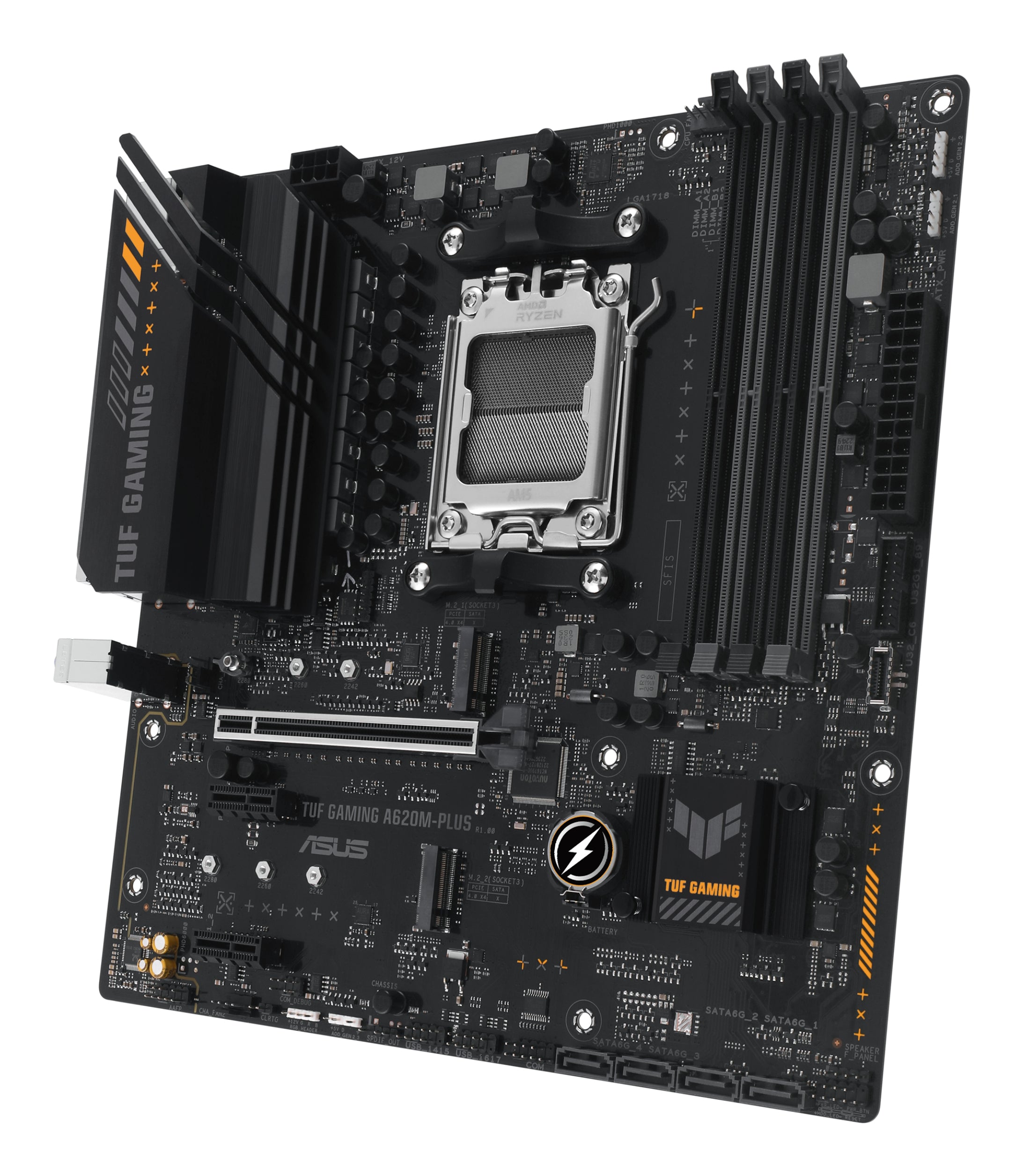 Placa de baza TUF GAMING A620M-PLUS, AMD A620, Socket AM5, mATX "90MB1EZ0-M0EAY0"