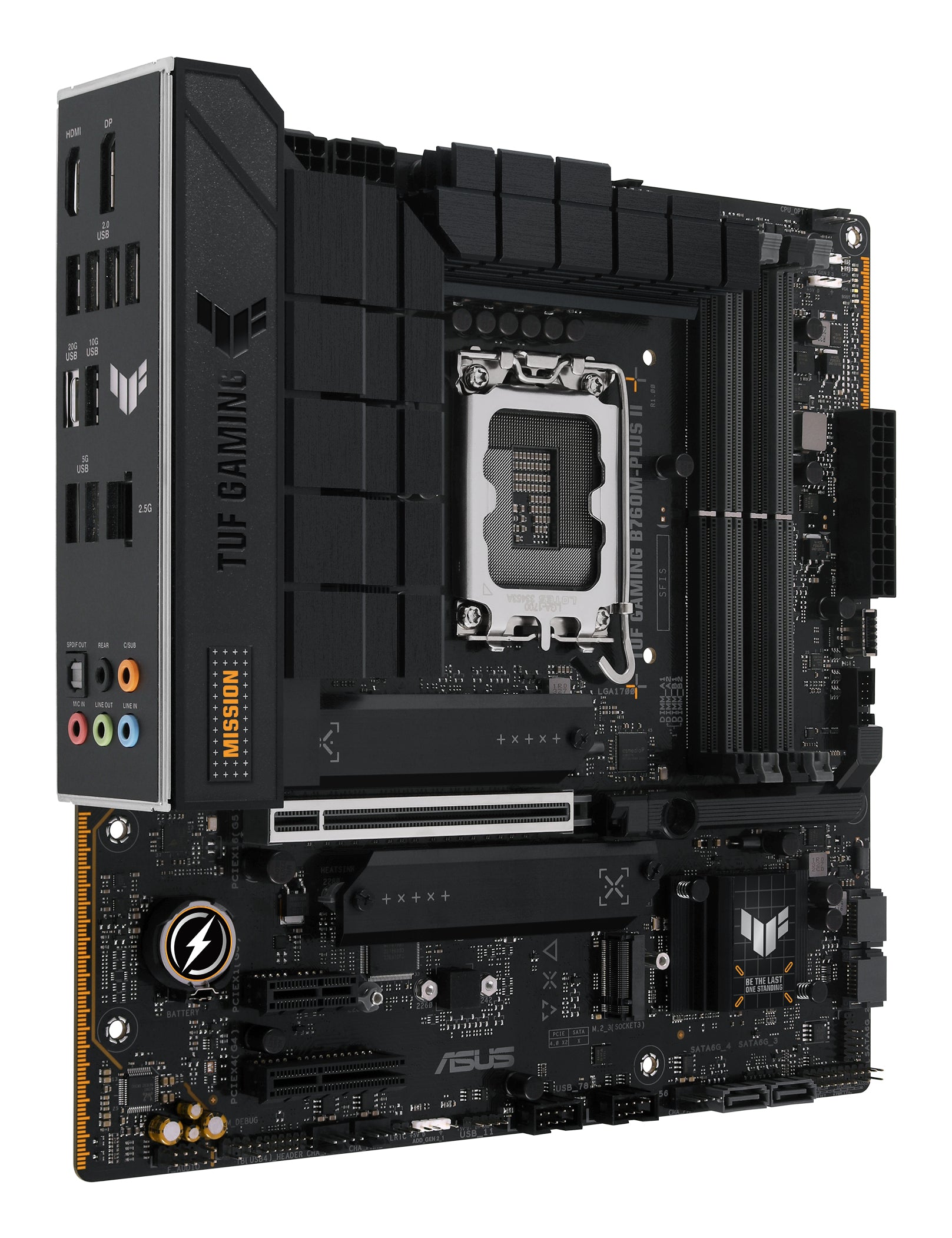 Placa de baza ASUS TUF GAMING B760M-PLUS II Intel B760 LGA 1700 micro ATX "90MB1HD0-M0EAY0"