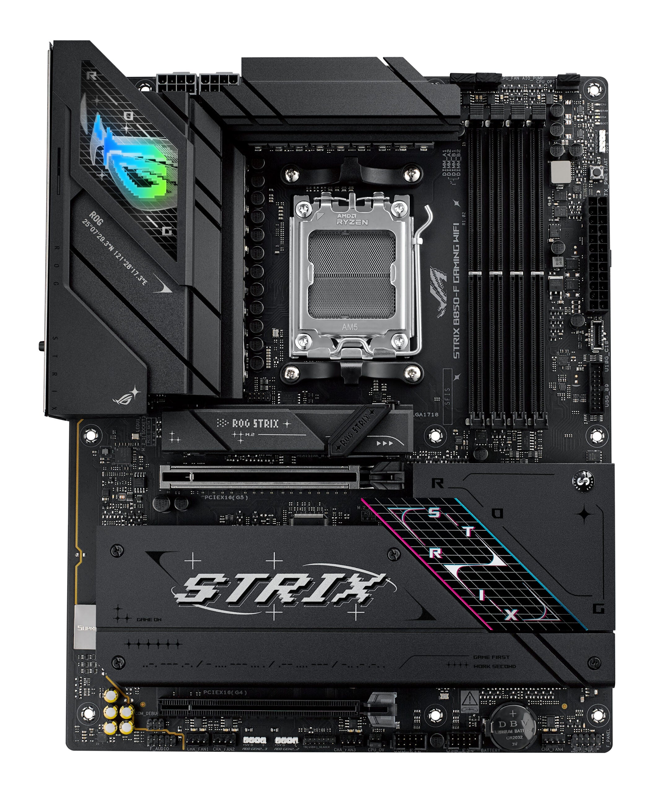 Placa de baza ASUS ROG STRIX B850-F GAMING WIFI AMD B850 Socket AM5 ATX "90MB1J70-M0EAY0"