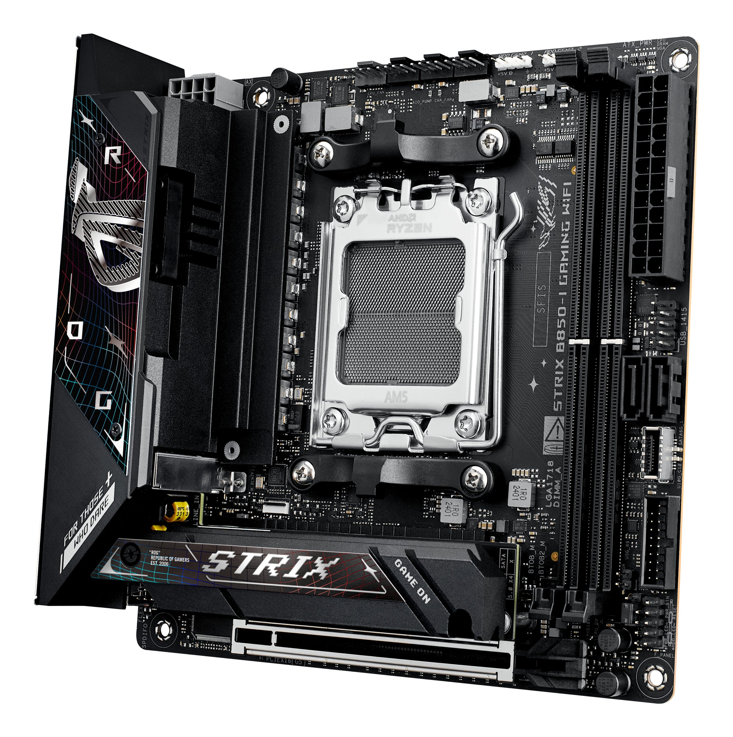 Placa de baza ASUS ROG STRIX B850-I GAMING WIFI AMD B850 Socket AM5 mini ITX "90MB1K30-M0EAY0"