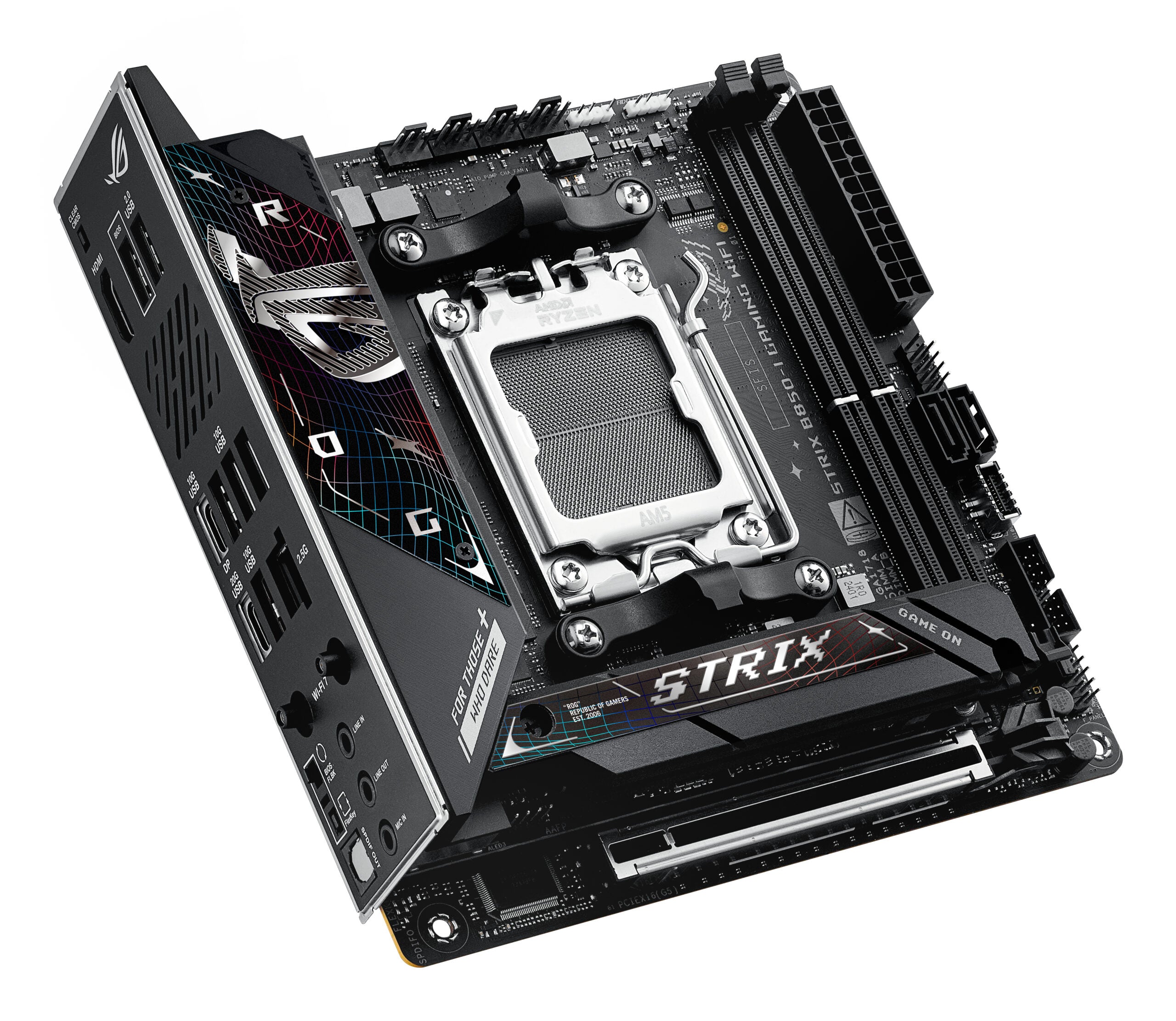 Placa de baza ASUS ROG STRIX B850-I GAMING WIFI AMD B850 Socket AM5 mini ITX "90MB1K30-M0EAY0"