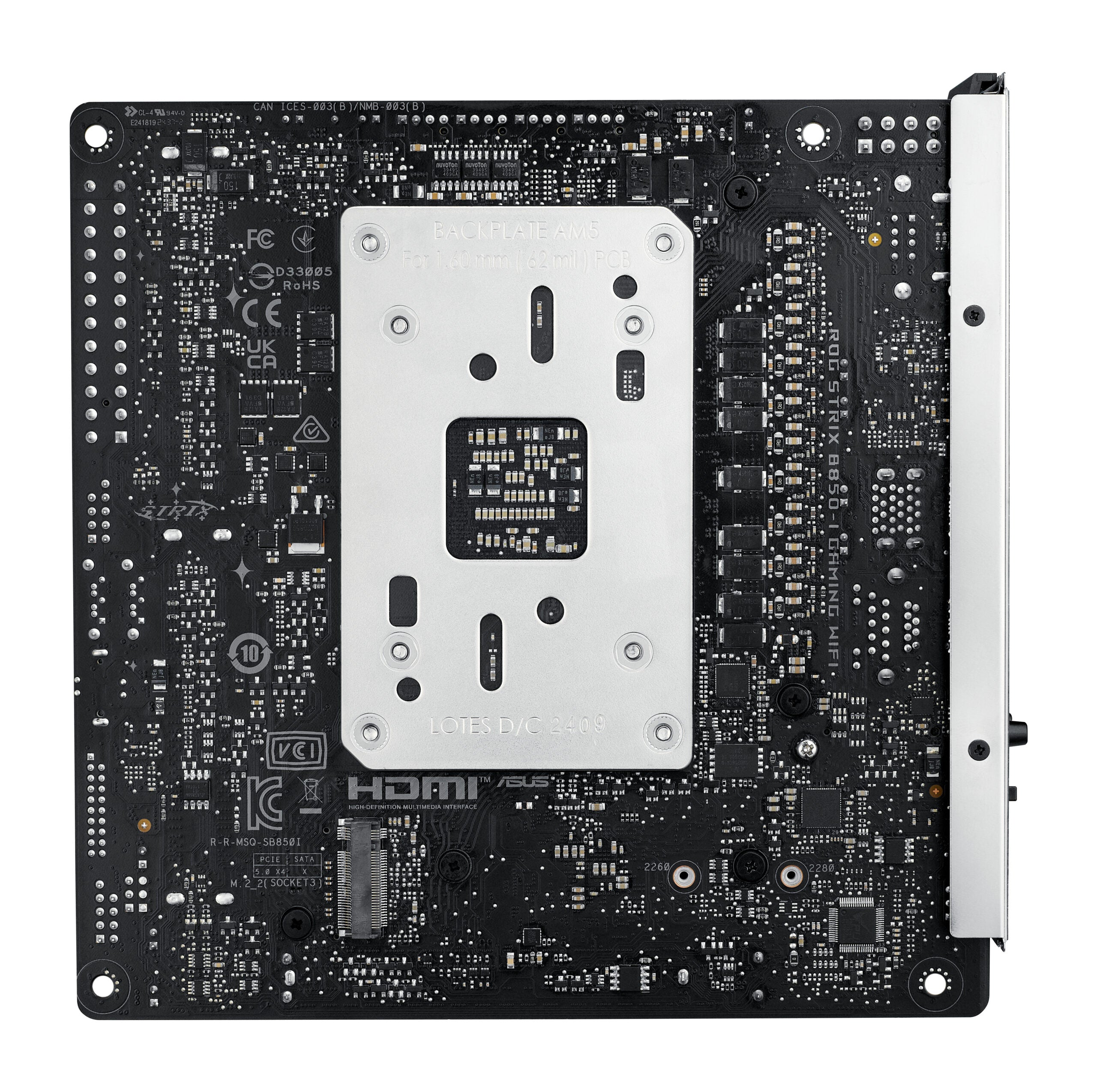 Placa de baza ASUS ROG STRIX B850-I GAMING WIFI AMD B850 Socket AM5 mini ITX "90MB1K30-M0EAY0"