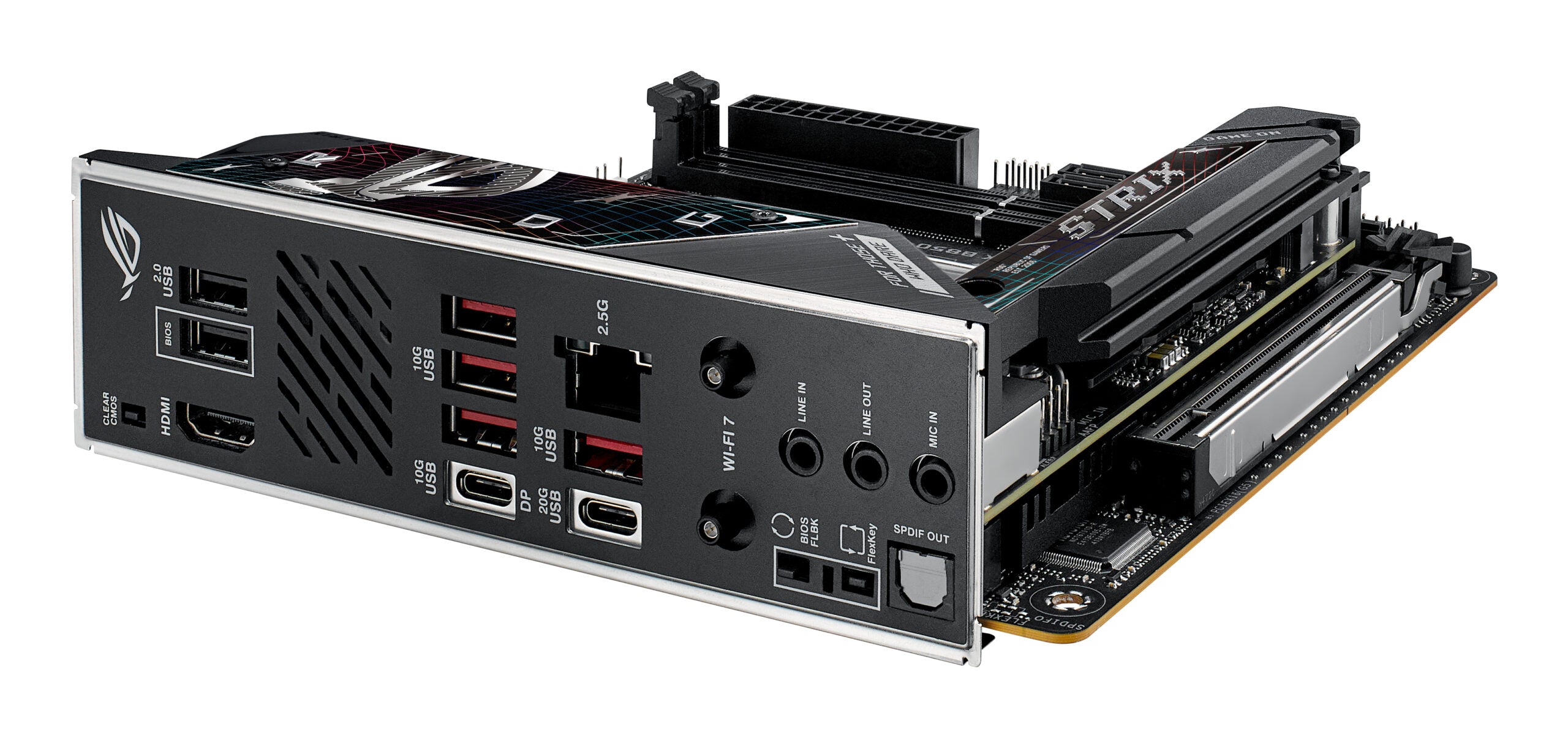 Placa de baza ASUS ROG STRIX B850-I GAMING WIFI AMD B850 Socket AM5 mini ITX "90MB1K30-M0EAY0"