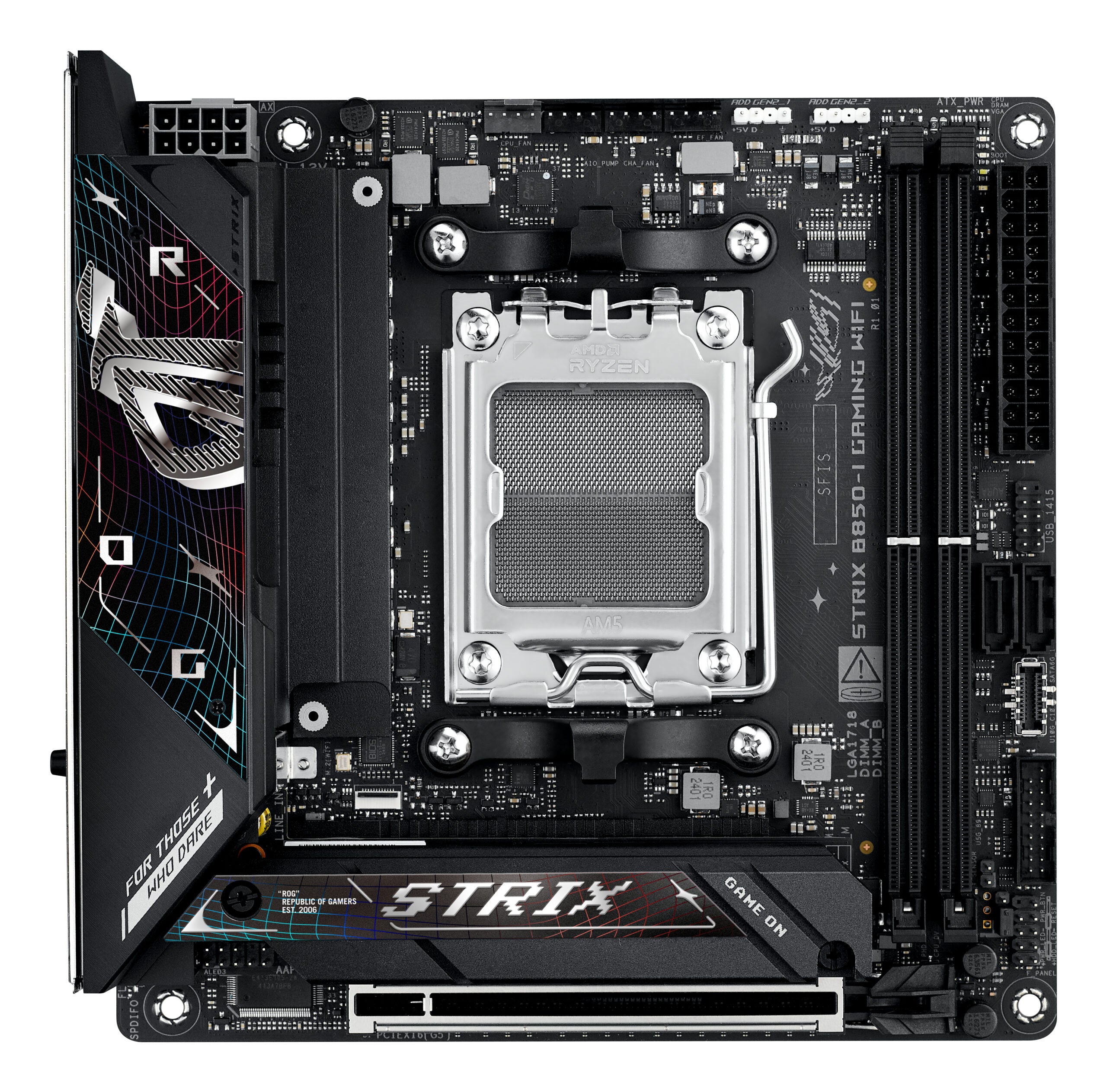 Placa de baza ASUS ROG STRIX B850-I GAMING WIFI AMD B850 Socket AM5 mini ITX "90MB1K30-M0EAY0"