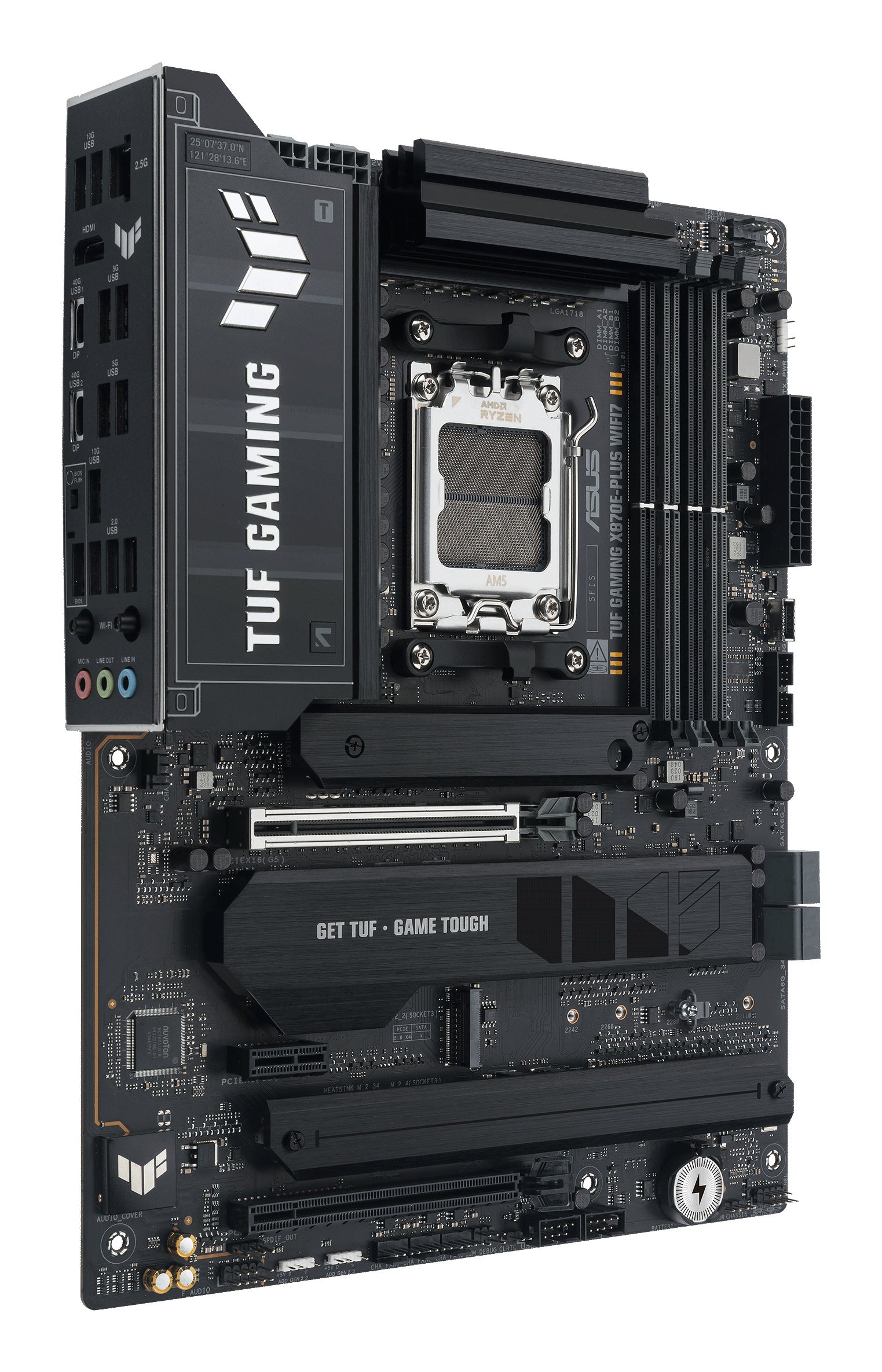 Placa de baza ASUS TUF GAMING X870E-PLUS WIFI7 AMD X870E Socket AM5 ATX "90MB1M70-M0EAY0"