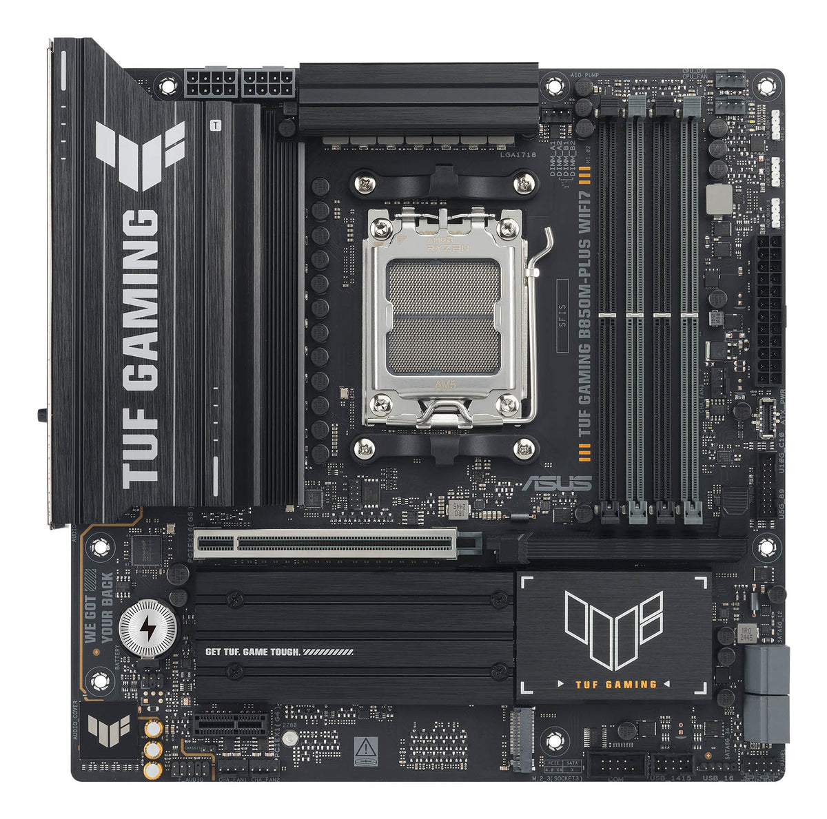 Placa de baza Asus TUF GAMING B850M-PLUS WIFI7, AMD B850, AM5, DDR5, mATX 