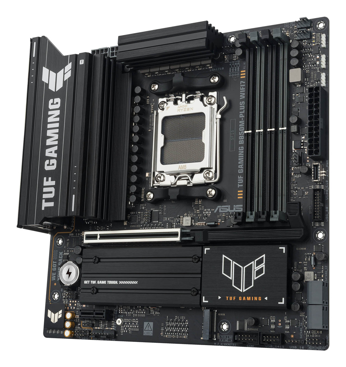 Placa de baza Asus TUF GAMING B850M-PLUS WIFI7, AMD B850, AM5, DDR5, mATX 