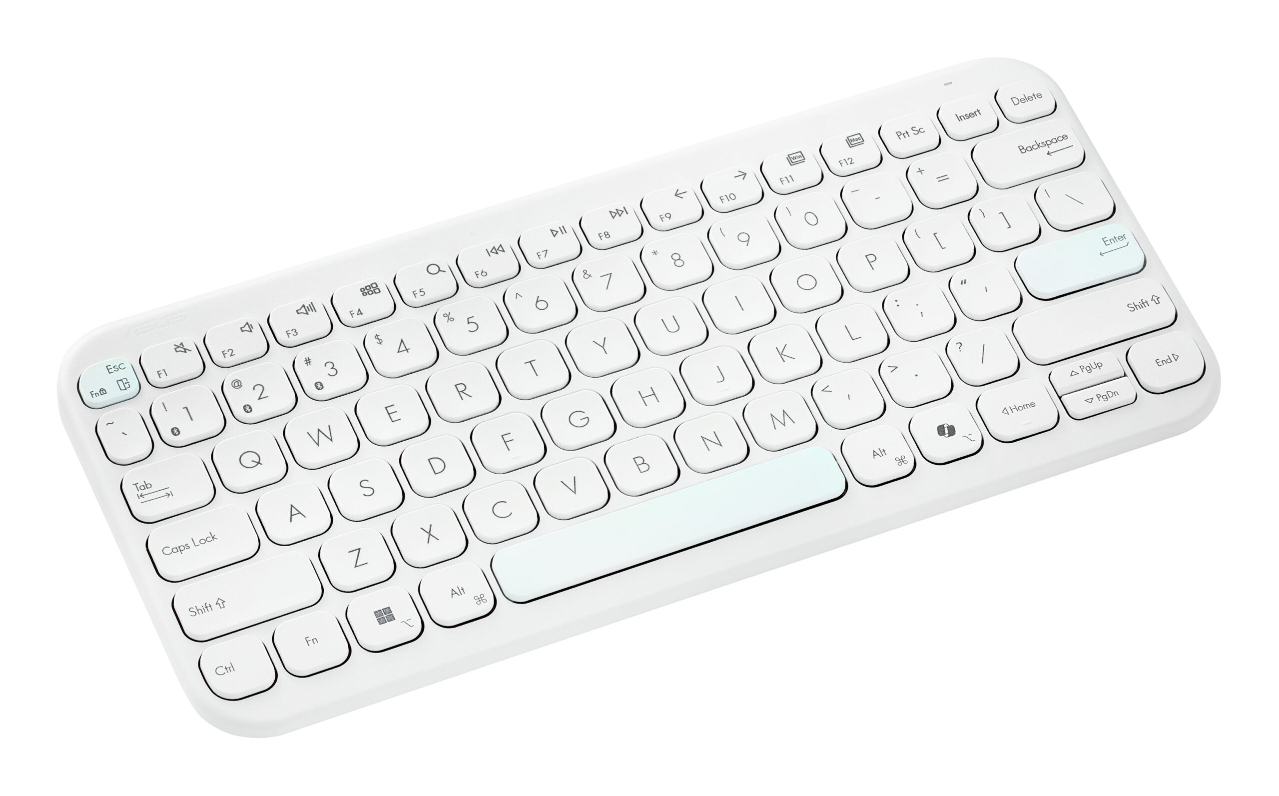 ASUS KW100 KEYBOARD WHITE "90XB0880-BKB4F0"