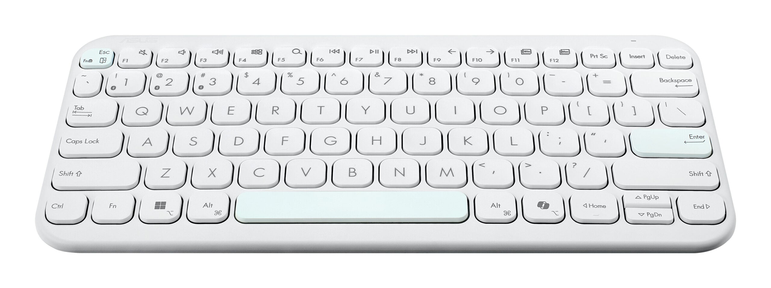 ASUS KW100 KEYBOARD WHITE "90XB0880-BKB4F0"