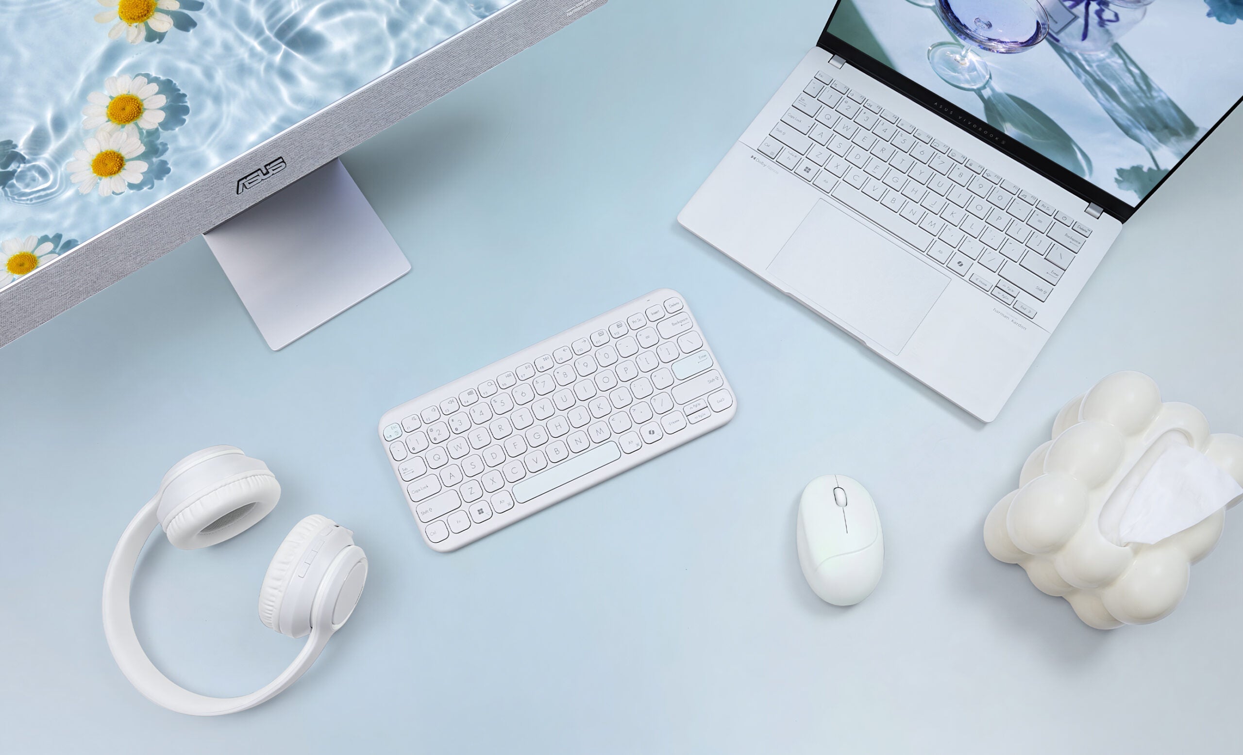 ASUS MD101 MOUSE WHITE "90XB08U0-BMU000"