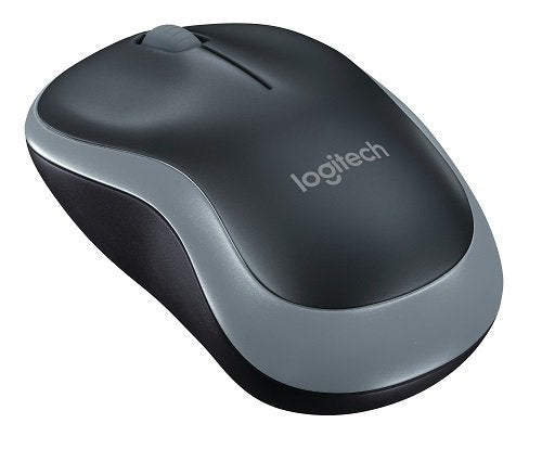MOUSE LOGITECH, "M185", PC sau NB, wireless, 2.4GHz, optic, 1000 dpi, butoane/scroll 3/1, , gri, "910-002235"