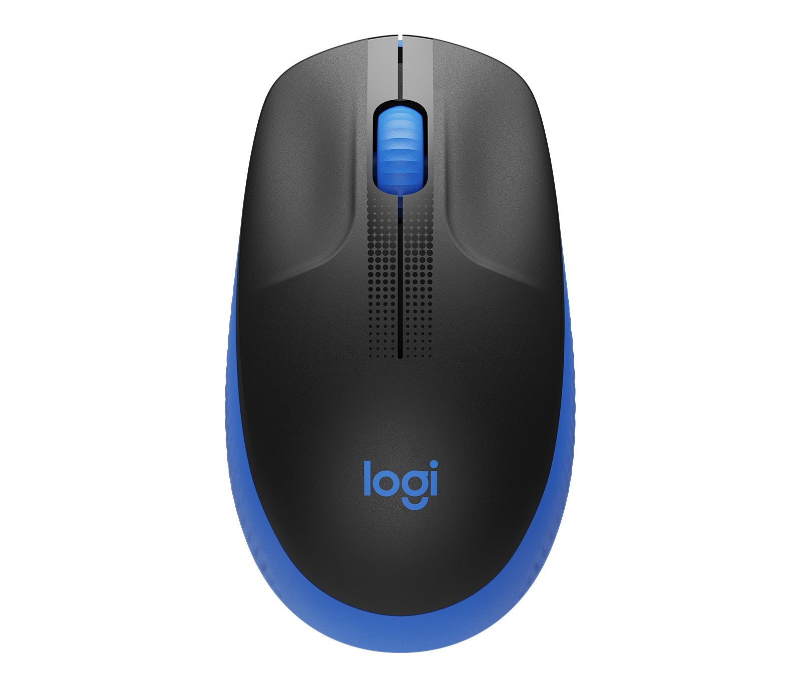 MOUSE LOGITECH, "M190", PC sau NB, wireless, 2.4GHz, optic, 1000 dpi, butoane/scroll 3/1, , negru / albastru, 45507171 "910-005907"