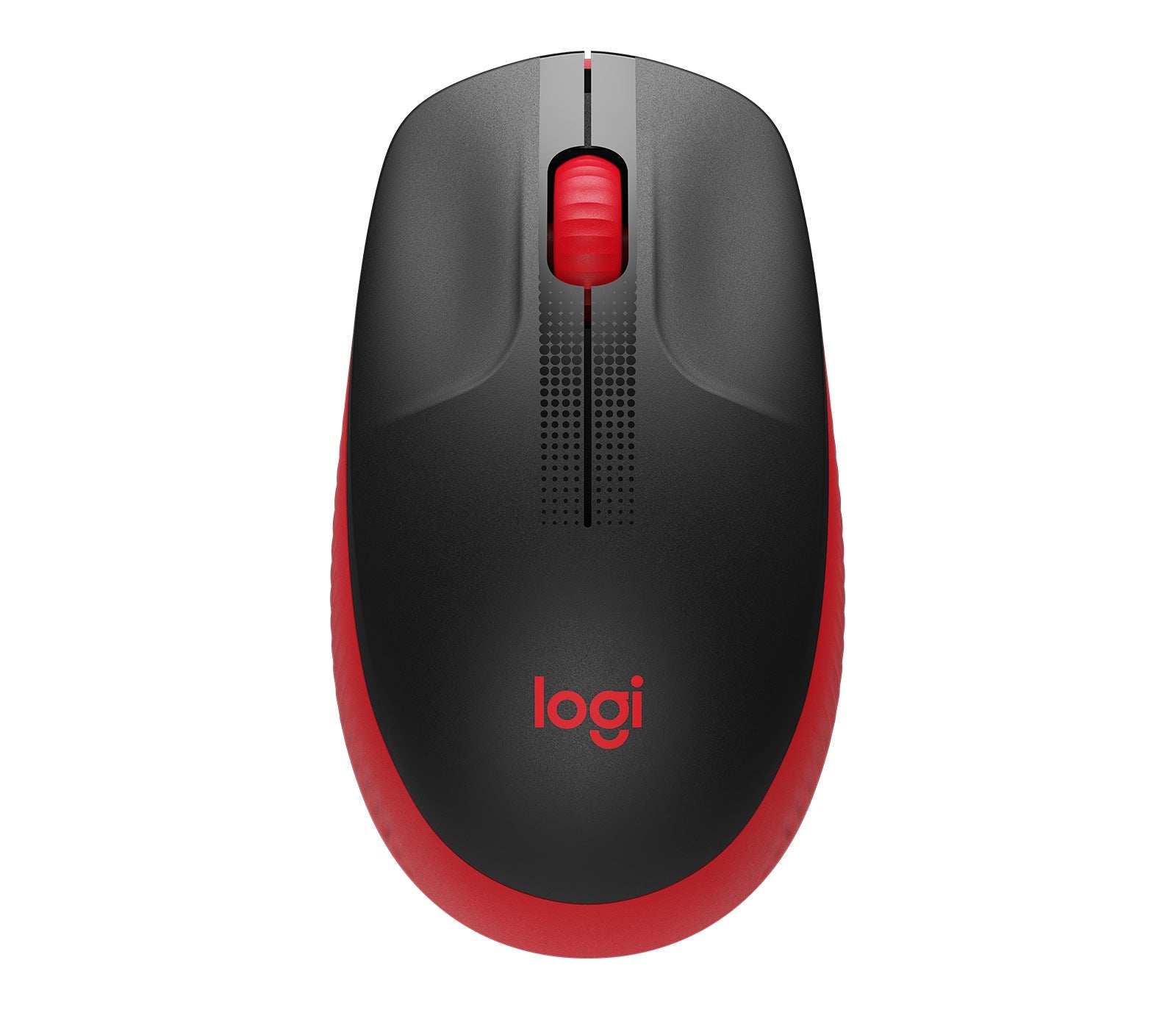 MOUSE LOGITECH, "M190", PC sau NB, wireless, 2.4GHz, optic, 1000 dpi, butoane/scroll 3/1, , negru / rosu, 45507061 "910-005908"