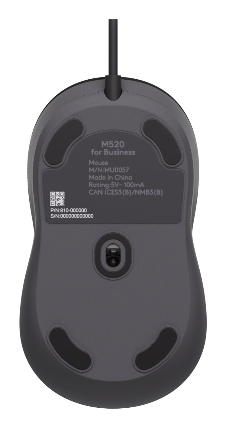 Mouse USB Mouse M520 black f. Business "910-007511"
