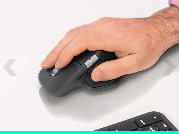 Mouse MX Master 4 - 8K DPI MagSpeed Scrolling Logi Bolt Receiver, Bluetooth Graphite "910-007617"